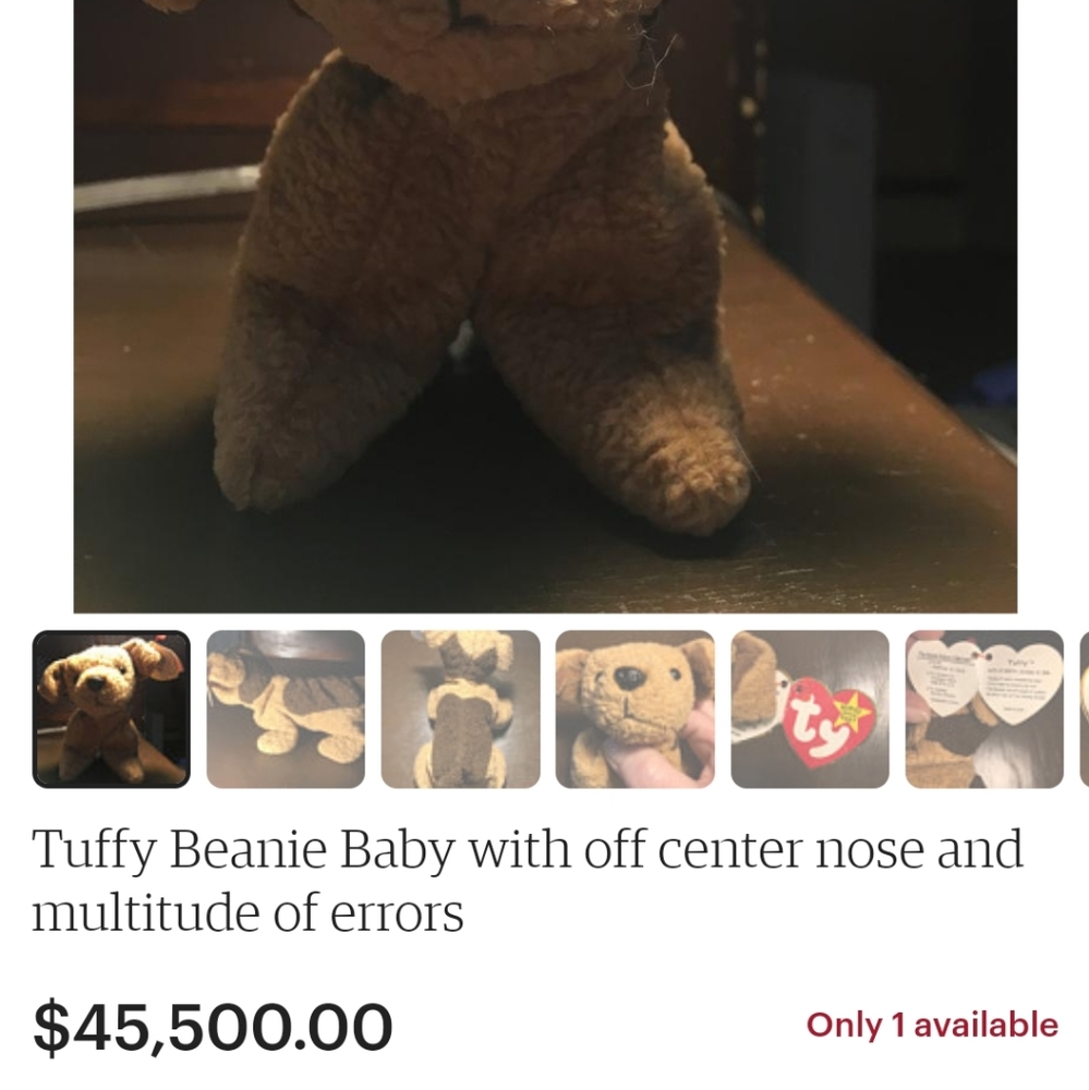 Rare ty beanie baby